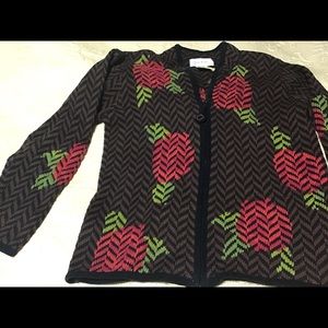 Susan Bristol Zippered Cardigan